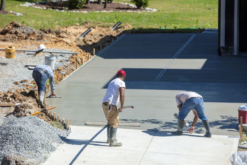 Cement Driveway Installation