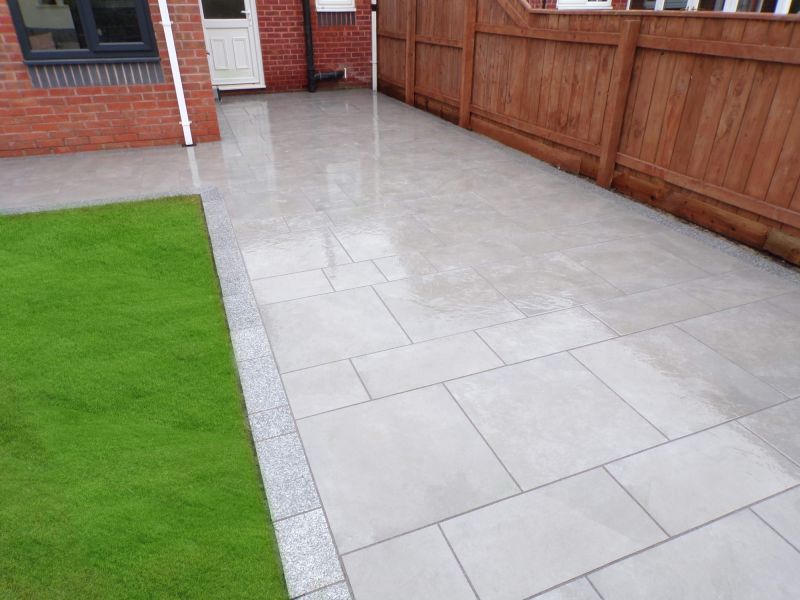Cement Patio Installation