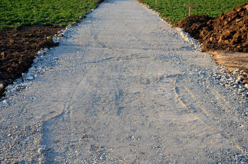 Cement Walkway Installation